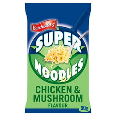 Batchelors Super Noodles Chicken & Mushroom Flavour Noodle Block 90g (Case of 8)  Adomoo