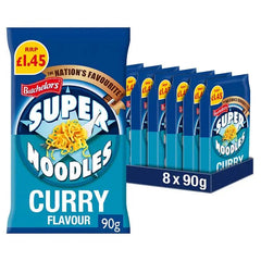 Batchelors Super Noodles Mild Curry Flavour 90g (Case of 8)  Adomoo
