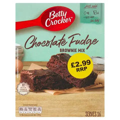 Betty Crocker Chocolate Fudge Brownie Mix 415g (Case of 4)  Adomoo