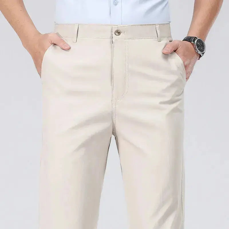 Business Casual Pants for Office (Black, Khaki, Grey, Navy, 29-40)  Adomoo