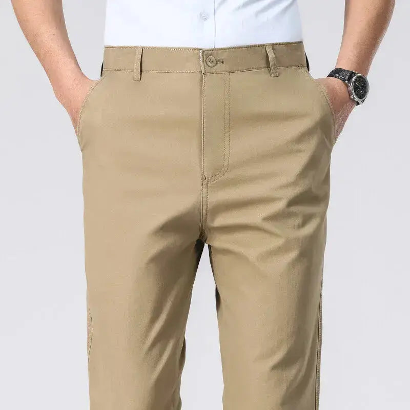 Business Casual Pants for Office (Black, Khaki, Grey, Navy, 29-40)  Adomoo