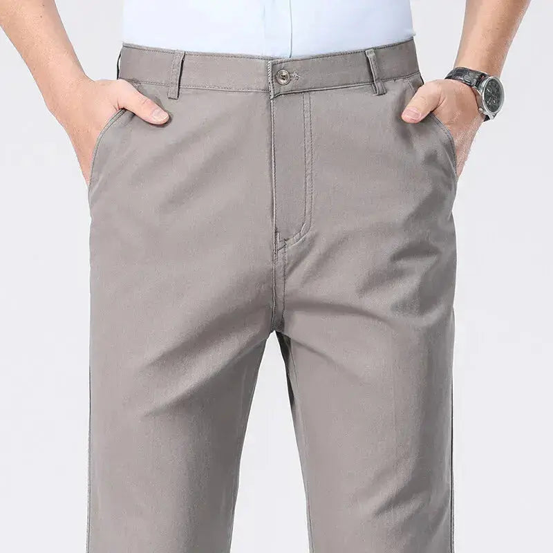 Business Casual Pants for Office (Black, Khaki, Grey, Navy, 29-40)  Adomoo