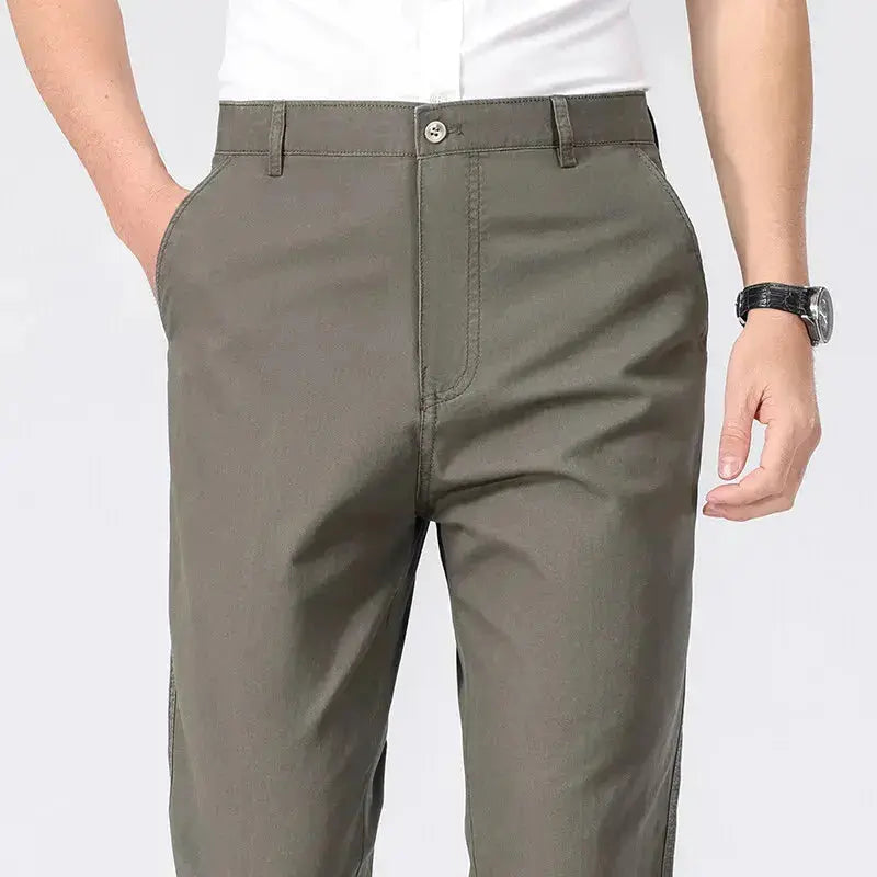 Business Casual Pants for Office (Black, Khaki, Grey, Navy, 29-40)  Adomoo