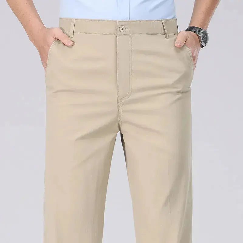 Business Casual Pants for Office (Black, Khaki, Grey, Navy, 29-40)  Adomoo