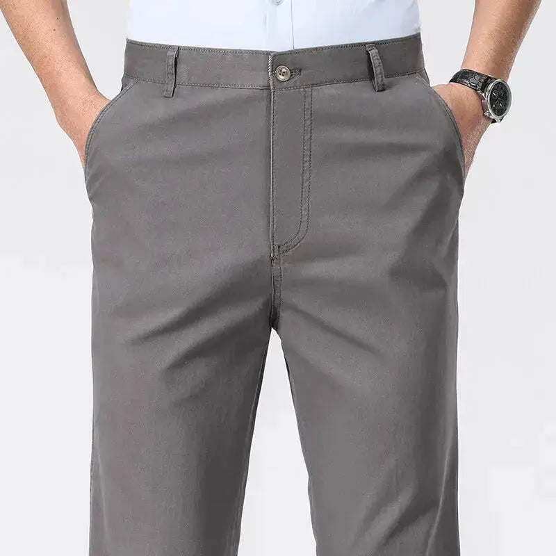 Business Casual Pants for Office (Black, Khaki, Grey, Navy, 29-40)  Adomoo