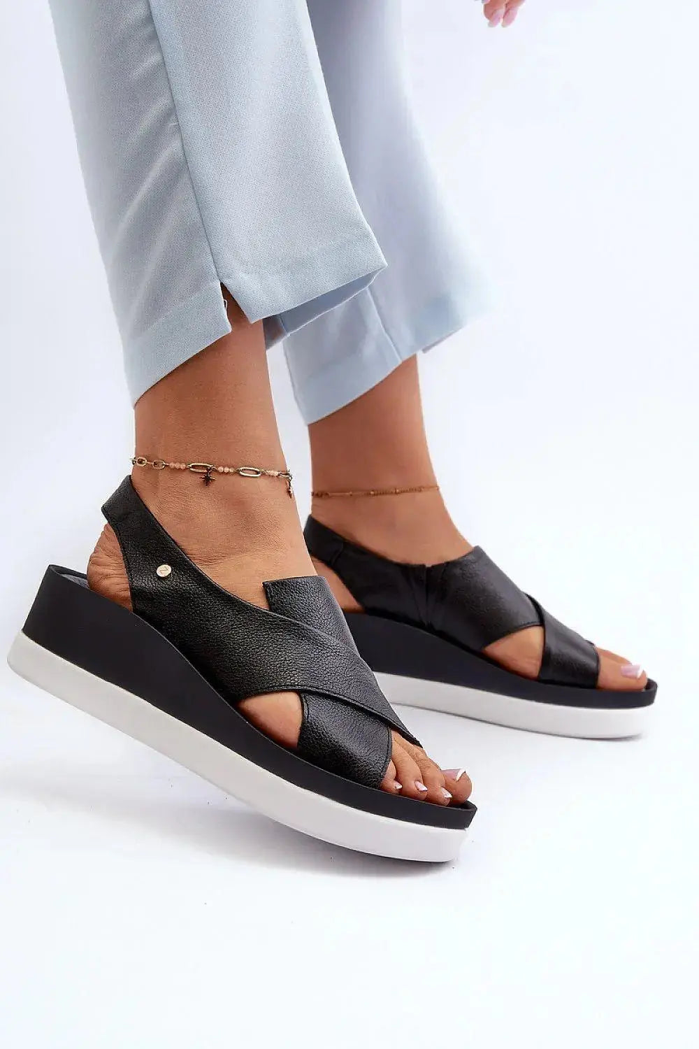 Step Into Style – Buskin Slip-On Comfort Sandals  Adomoo