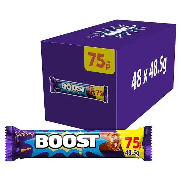 Cadbury Boost 48.5g (Case of 48)  Adomoo