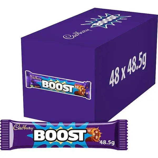 Cadbury Boost Chocolate Bar 48.5g (Case of 48)  Adomoo