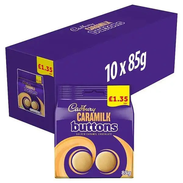 Cadbury Caramilk Golden Caramel Buttons Chocolate Bag 85g  Adomoo