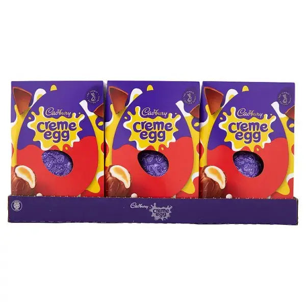 Cadbury Creme Egg Chocolate Easter Egg 195g (Case of 6)  Adomoo