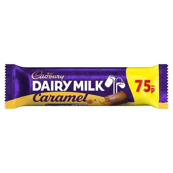 Cadbury Dairy Milk Caramel Chocolate Bar 45g (Case of 48)  Adomoo