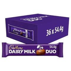 Cadbury Dairy Milk Duo Chocolate Bars 54.4g (Case of 36)  Adomoo