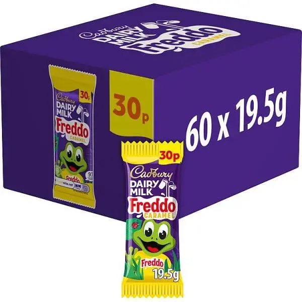 Cadbury Dairy Milk Freddo Caramel Chocolate Bar 19.5g (Case of 60)  Adomoo