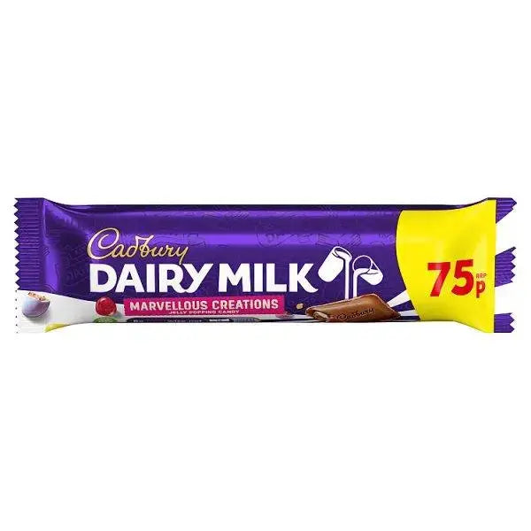 Cadbury Dairy Milk Jelly Popping Candy 47g (Case of 24)  Adomoo