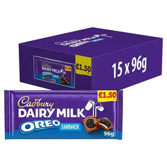 Cadbury Dairy Milk Oreo Sandwich 96g (Case of 15)  Adomoo