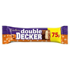 Cadbury Double Decker Chocolate Bar 75p PMP 54.5g (Case of 48)  Adomoo