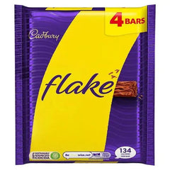Cadbury Flake Chocolate Bar 4 Pack Multipack 102g (Case of 20)  Adomoo
