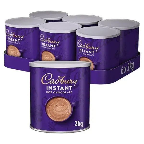 Cadbury Instant Hot Chocolate Large Tub 2Kg  Adomoo