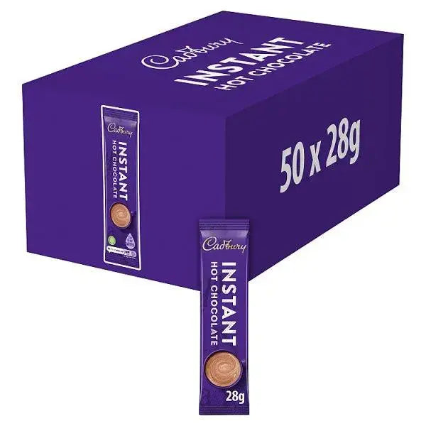 Cadbury Instant Hot Chocolate Sachet 28g (Case of 30)  Adomoo