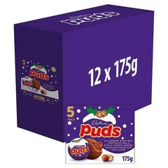 Cadbury Milk Chocolate Puds 5 Pack Multipack 175g (Case of 12)  Adomoo