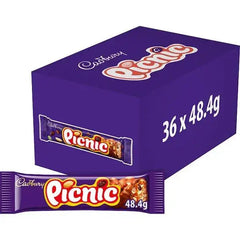 Cadbury Picnic Chocolate Bar 48.4g (Case of 36)  Adomoo