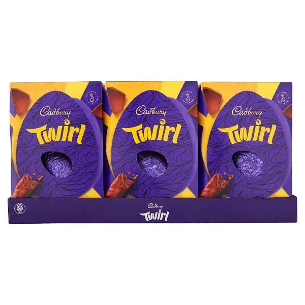 Cadbury Twirl Chocolate Easter Egg, 198g (Case of 6)  Adomoo