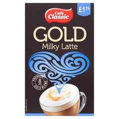 Cafe Classic Gold Milky Latte 8 x 14g (112g) (Case of 8)  Adomoo