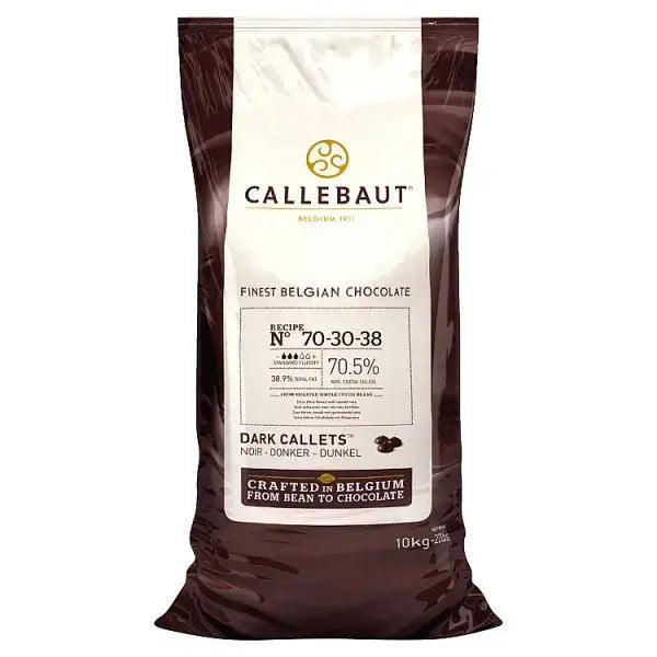 Callebaut Finest Belgian Chocolate Dark Callets 10kg  Adomoo