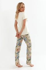 Cana comfortable blouse and pants womens pajama  Adomoo