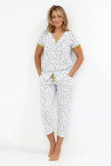 Cana fashionable shirt and pant womens pyjama  Adomoo