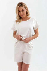 Cana shirt with short sleeves womens pajamas  Adomoo
