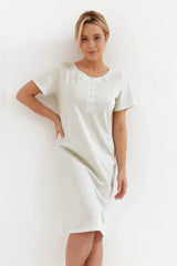 Cana soft and airy fabric nightgown  Adomoo