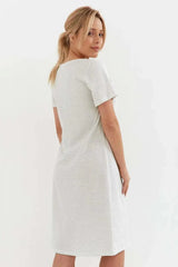 Cana soft and airy fabric nightgown  Adomoo