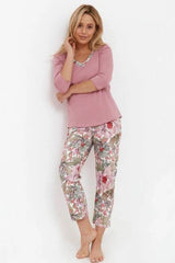 Cana soft - breathable fabric blouse and pants womens pajama  Adomoo