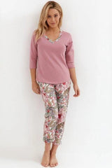 Cana soft - breathable fabric blouse and pants womens pajama  Adomoo