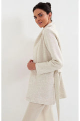 Cana warm knitted fabric short Womens bathrobe  Adomoo