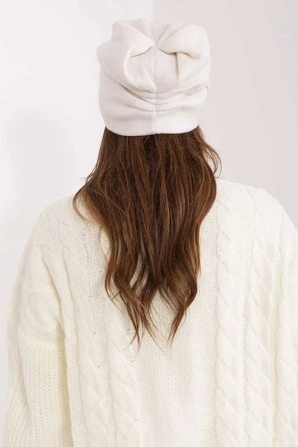 Women's Warm Winter Hat – Smooth Knit with Side Appliqué  Adomoo