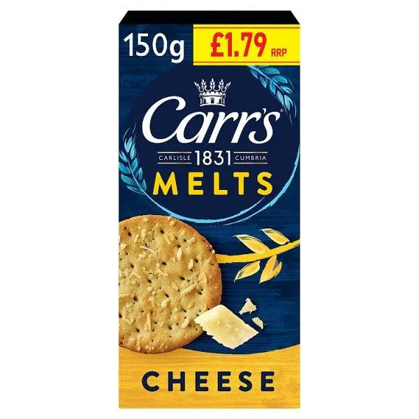 Carr's Melts Cheese 150g (Case of 12)  Adomoo
