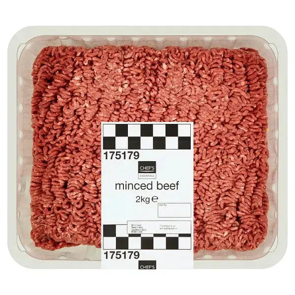 Chef's Essentials Minced Beef 2kg  Adomoo