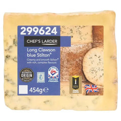Chef's Larder Long Clawson Blue Stilton 454g  Adomoo