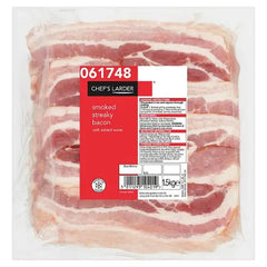 Chef's Larder Smoked Streaky Bacon 1.5kg  Adomoo