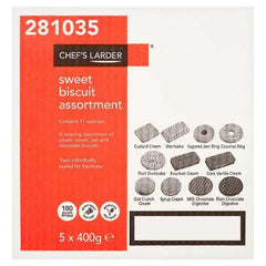 Chef's Larder Sweet Biscuit Assortment 5 x 400g  Adomoo