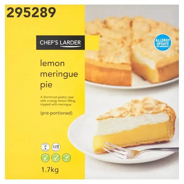 Chefs Larder Lemon Meringue Pie 1.7kg  Adomoo