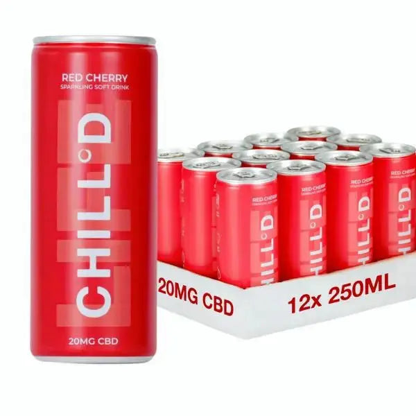 Chill'd Cherry CBD 12 x 250ml (Case of 12)  Adomoo