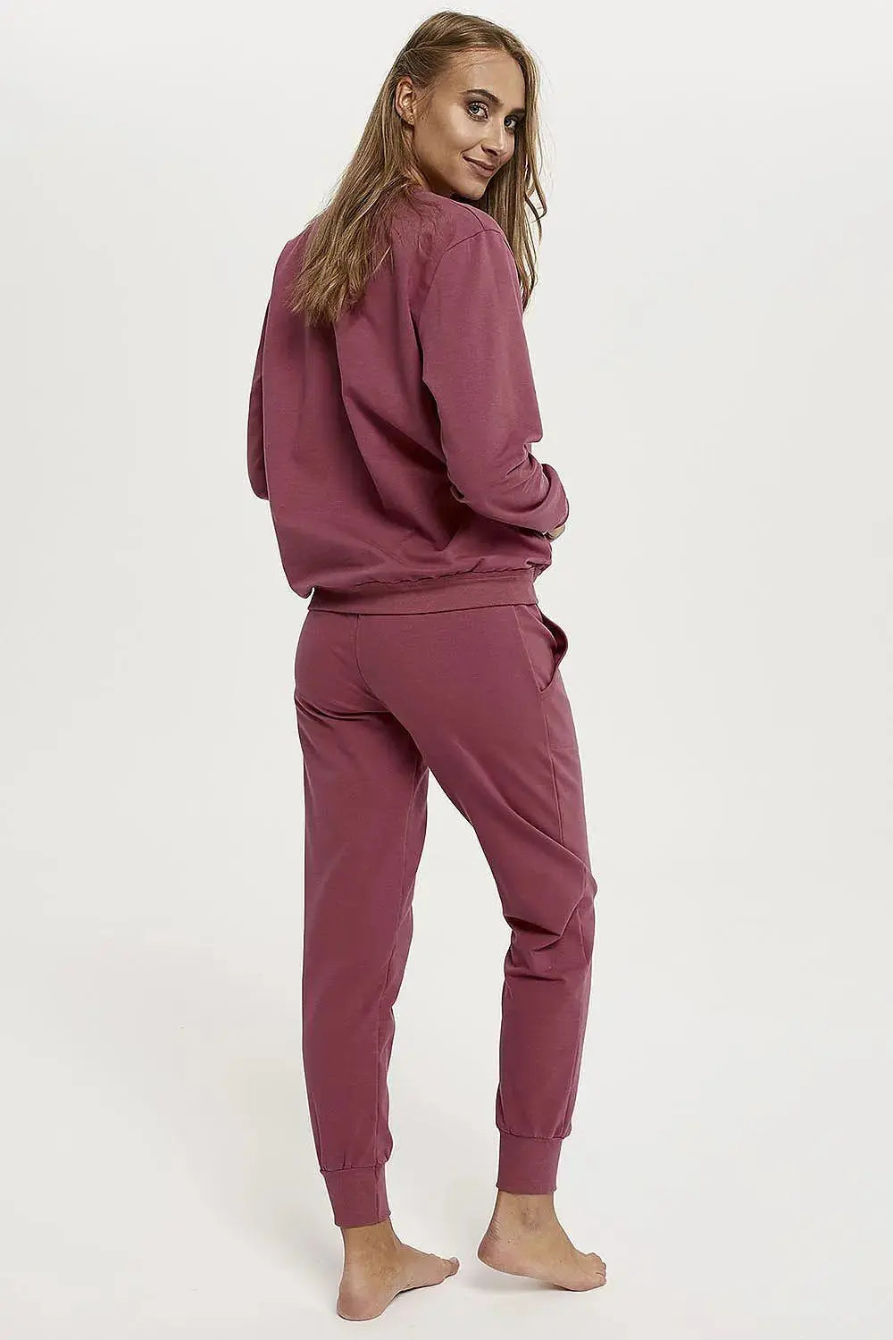 Classic Italian Fashion Panama Sweatshirt Set  Adomoo