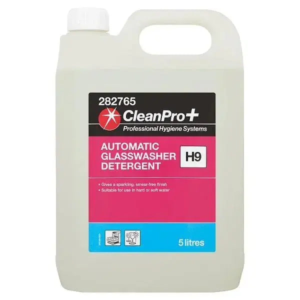 CleanPro+ Automatic Glasswasher Detergent H9 5 Litres  Adomoo