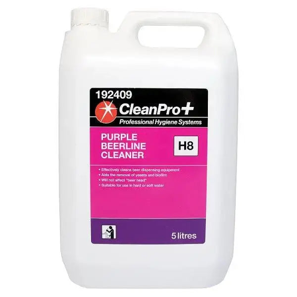 CleanPro+ Purple Beerline Cleaner H8 5 Litres  Adomoo