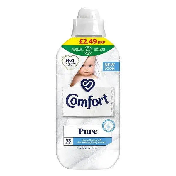 Comfort Sensitive Fabric Conditioner Pure 33 washes (990 ml) (Case of 8)  Adomoo