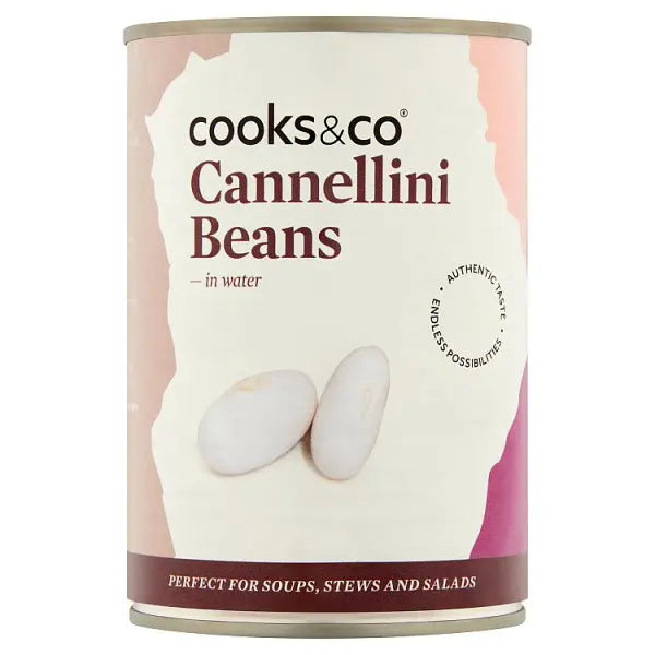 Cooks & Co Cannellini Beans in Water 400g (Case of 12)  Adomoo