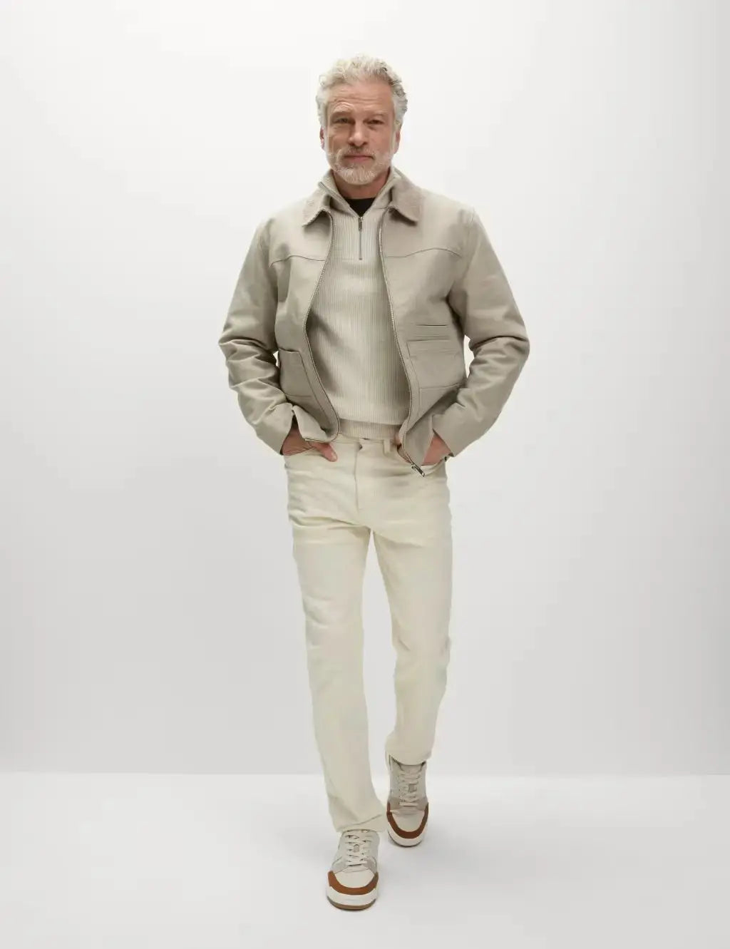 Cotton Rich Canvas Harrington Jacket  Adomoo